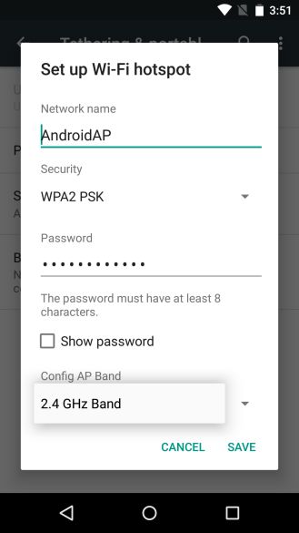 Fotografía - [Android M Característica Spotlight] Hotspot chocó a la versión 2.0, ahora soporta Difusión En el modo de 5GHz En Compatible Hardware